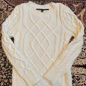 Cable Knit Sweater by Just Female